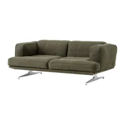 Canapé 2 places Inland AV22, Argile 0014 - aluminium poli