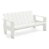 Canapé Crate Lounge en pin laqué, White