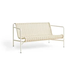 Canapé lounge Palissade Cord, Cream white