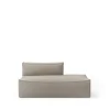 Canapé modulable Catena, tissu cotton linen natural, open end r 301