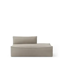 Canapé modulable Catena, tissu cotton linen natural, open end r 301