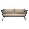 Canapé Mundo, Black-beige