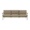 Canapé Settle 3 places, Ribbed Weave 5 Taupe