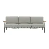 Canapé Settle 3 places, Ribbed Weave 2 Dark green