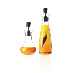 Carafe à huile et shaker à vinaigrette 2 pièces, Transparent