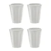 Carafe à lait Silhouette 7 cl lot de 4, Blanc