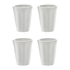 Carafe à lait Silhouette 7 cl lot de 4, Blanc