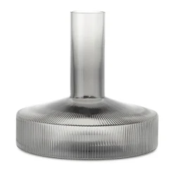 Carafe à vin Ripple, Gris fumé