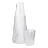 Carafe avec verre Pilastro, Clear