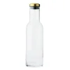 Carafe Bottle 1 l, verre-laiton