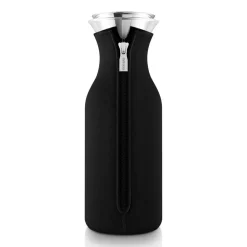 Carafe rafraîchissante Eva Solo à housse tissée, noir