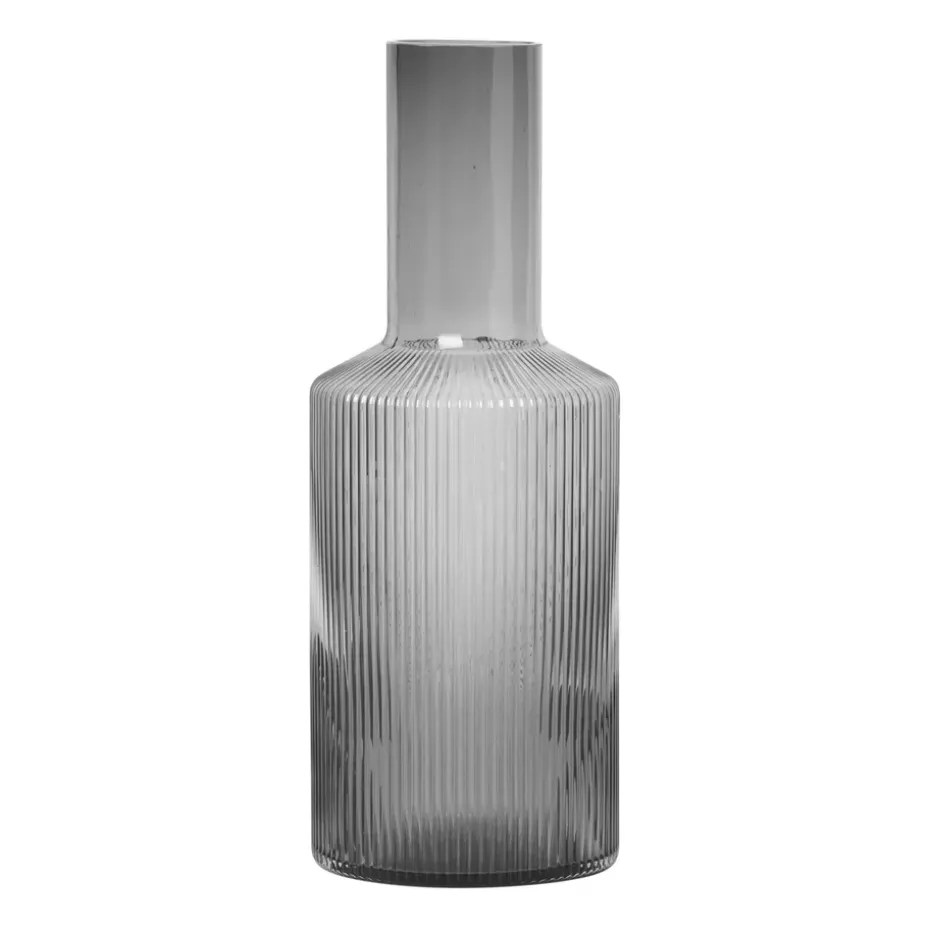 Carafe Ripple, smoked grey