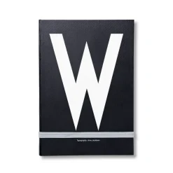 Carnet de note Design Letters, W