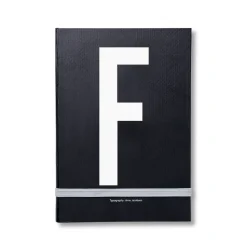 Carnet de note Design Letters, F