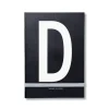 Carnet de note Design Letters, D