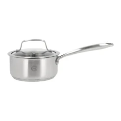 Casserole avec couvercle en verre Roya 1,5 l, Acier inoxydable