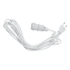 Câble Basic E14 3,5 m, Blanc