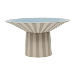 Centerpiece haut Toppu Ø30x17 cm, Clay-Ice blue