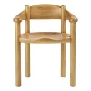 Chaise à accoudoirs Daumiller, Pin doré