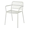 Chaise à accoudoirs Eden, Beige grey