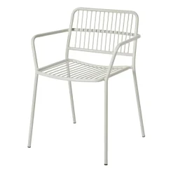 Chaise à accoudoirs Eden, Beige grey