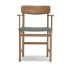 Chaise à accoudoirs Pal, Chêne naturel huilé - Tornado V3576