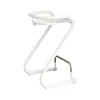 Chaise à accoudoirs X75-2, Blanc-blanc