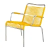 Chaise avec accoudoirs Mya Lounge, Yellow