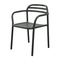 Chaise Bliss avec accoudoirs, Dark green