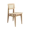 Chaise C-Chair, oak oiled, rotin