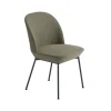 Chaise d’appoint Oslo revêtement textile, Ocean 21-Anthracite blackn