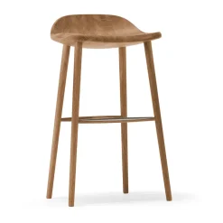 Chaise de bar Miss Holly H78, Chêne huilé naturel