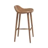 Chaise de bar Miss Holly H63 cm, chêne huilé naturel