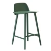 Chaise de bar Nerd 75 cm, vert foncé