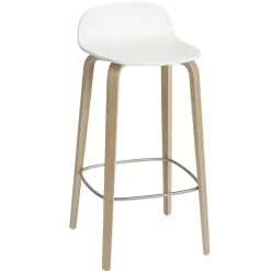 Chaise de bar Visu 75 cm, White-Oak