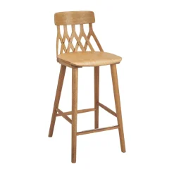 Chaise de bar Y5 74 cm, Chêne huilé