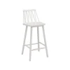Chaise de bar ZigZag 63 cm, blanc
