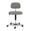 Chaise de bureau Kevi 2534U, Stripe-aluminium