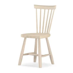 Chaise enfant Lilla Åland bouleau 33 cm, Laqué mat clair