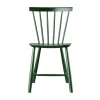 Chaise J46, Beech bottle green painted