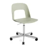 Chaise Layout Chair 141, Bottle green-aluminium poli
