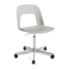 Chaise Layout Chair 141, Sky grey-aluminium poli