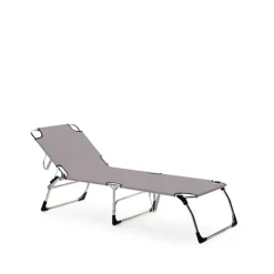 Chaise longue Amigo XXL, tissu Continente, structure en aluminium