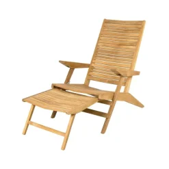 Chaise longue Flip, Teak