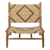 Chaise longue Lennox, Naturel-teck