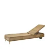 Chaise longue Presley weave, Natural
