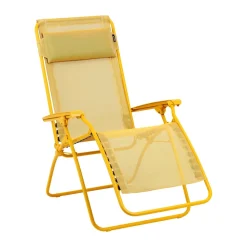Chaise longue R Clip Batyline, Miel
