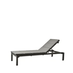 Chaise longue Relax, Cane-Line Natté gris, incl coussin Light grey