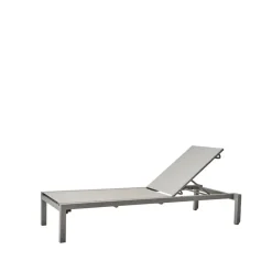 Chaise longue Relax, Light grey