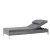 Chaise longue Rest, Cane-Line Natté grey, simple